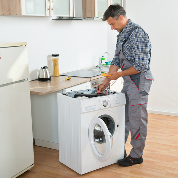 can you walk me through the steps of troubleshooting my washer issue in Sidney